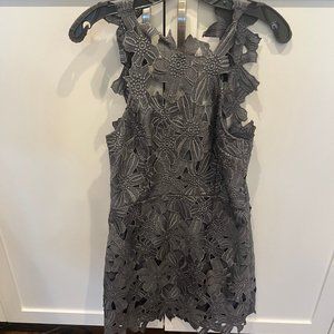 Free poeple saylor flowr cut out mini dress